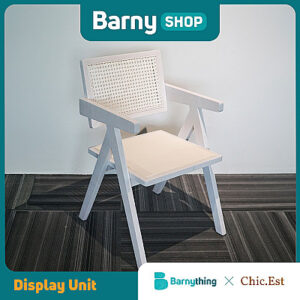Vintage White Dining Arm Chair