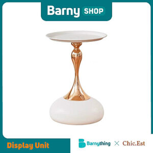 White Side Table Small Pretty Waist High Foot